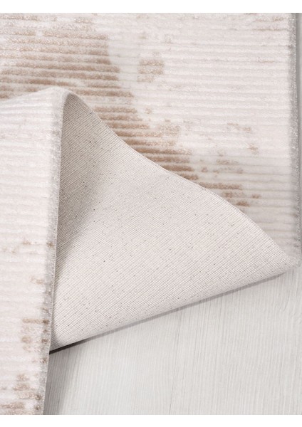 Malina ML02 Krem Yapışmaz Akrilik Sık Dokulu Salon Halısı Antre Mutfak Yatak Odası Halısı modelleri