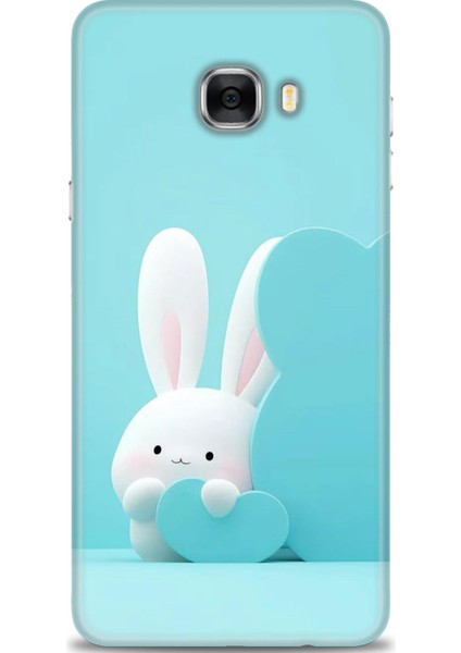 Samsung Galaxy C7 Hd Baskılı Kılıf + Seramik Tam Kaplayan Ekran Koruyucu 73