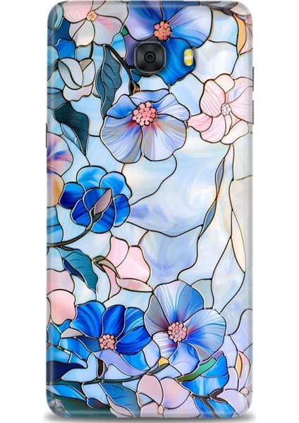 Samsung Galaxy C9 Pro Hd Baskılı Kılıf + Seramik Tam Kaplayan Ekran Koruyucu 337