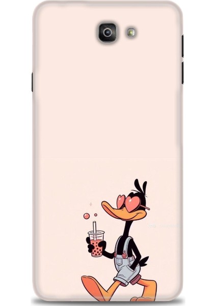Samsung Galaxy J7 Prime Hd Baskılı Kılıf + Seramik Tam Kaplayan Ekran Koruyucu 407