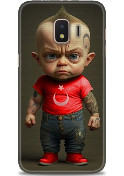 Samsung Galaxy J2 Core Hd Baskılı Kılıf + Seramik Tam Kaplayan Ekran Koruyucu 244