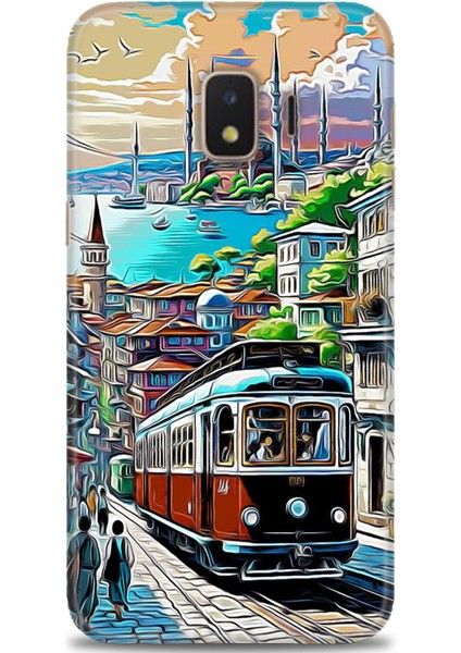 Samsung Galaxy J2 Core Hd Baskılı Kılıf + Seramik Tam Kaplayan Ekran Koruyucu 225