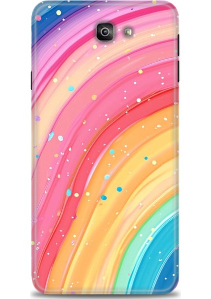 Samsung Galaxy J7 Prime Hd Baskılı Kılıf + Seramik Tam Kaplayan Ekran Koruyucu 415