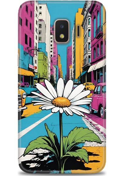 Samsung Galaxy J2 Core Hd Baskılı Kılıf + Seramik Tam Kaplayan Ekran Koruyucu 443