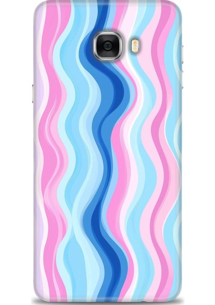 Samsung Galaxy C7 Hd Baskılı Kılıf + Seramik Tam Kaplayan Ekran Koruyucu 429