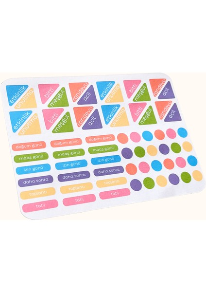 Ajanda Hatırlatıcı Sticker Seti