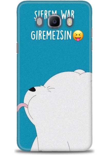 Samsung Galaxy J7 2016 Hd Baskılı Kılıf + Seramik Tam Kaplayan Ekran Koruyucu 152