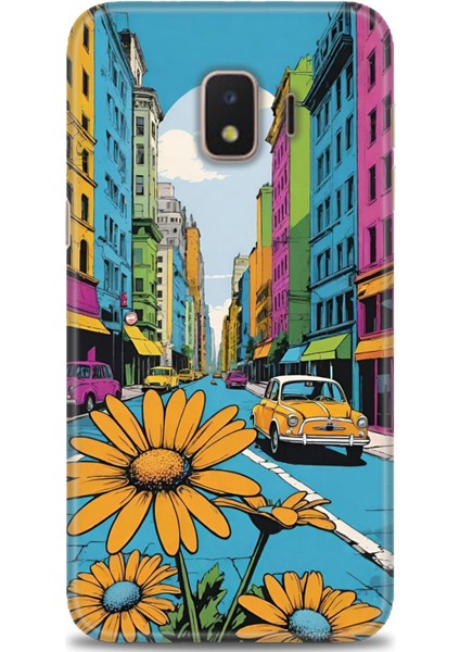 Samsung Galaxy J2 Core Hd Baskılı Kılıf + Seramik Tam Kaplayan Ekran Koruyucu 449