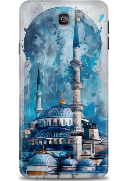Samsung Galaxy J7 Prime Hd Baskılı Kılıf + Seramik Tam Kaplayan Ekran Koruyucu 228