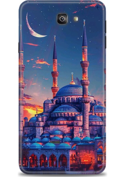 Samsung Galaxy J7 Prime Hd Baskılı Kılıf + Seramik Tam Kaplayan Ekran Koruyucu 227