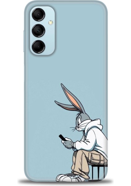Samsung Galaxy M14 5g Hd Baskılı Kılıf + Seramik Tam Kaplayan Ekran Koruyucu 410