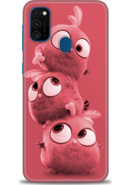 Samsung Galaxy M21 Hd Baskılı Kılıf + Seramik Tam Kaplayan Ekran Koruyucu 370