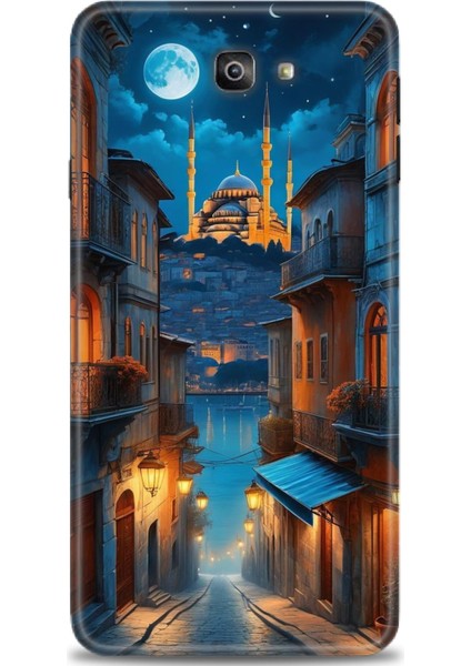 Samsung Galaxy J7 Prime Hd Baskılı Kılıf + Seramik Tam Kaplayan Ekran Koruyucu 221