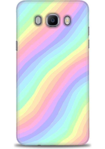 Samsung Galaxy J7 2016 Hd Baskılı Kılıf + Seramik Tam Kaplayan Ekran Koruyucu 427