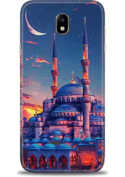 Samsung Galaxy J7 Pro Hd Baskılı Kılıf + Seramik Tam Kaplayan Ekran Koruyucu 227