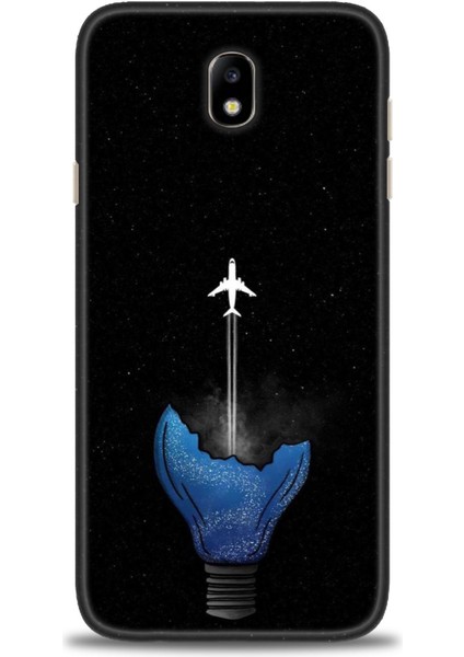 Samsung Galaxy J7 Pro Hd Baskılı Kılıf + Seramik Tam Kaplayan Ekran Koruyucu 383