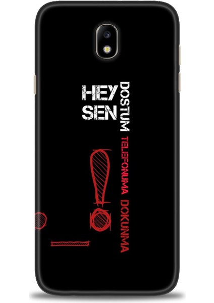 Samsung Galaxy J7 Pro Hd Baskılı Kılıf + Seramik Tam Kaplayan Ekran Koruyucu 392
