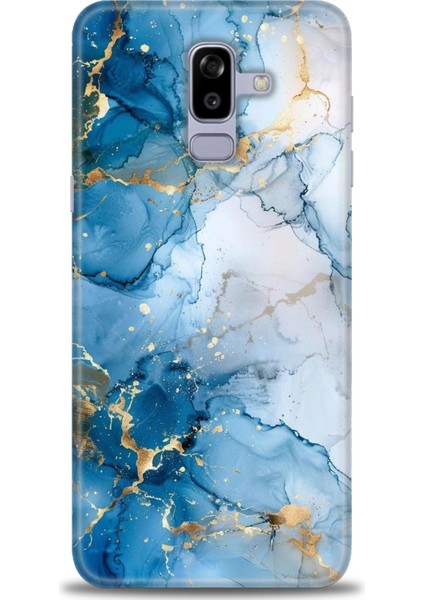 Samsung Galaxy J8 Hd Baskılı Kılıf + Seramik Tam Kaplayan Ekran Koruyucu 312