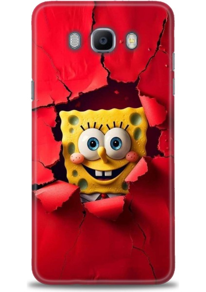 Samsung Galaxy J7 2016 Hd Baskılı Kılıf + Seramik Tam Kaplayan Ekran Koruyucu 458
