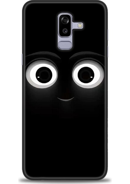 Samsung Galaxy J8 Hd Baskılı Kılıf + Seramik Tam Kaplayan Ekran Koruyucu 69