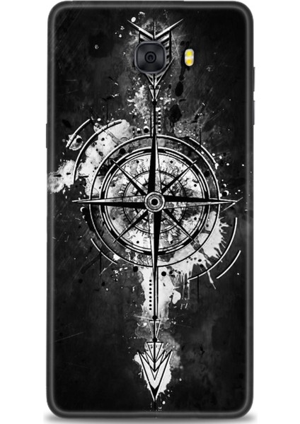 Samsung Galaxy C9 Pro Hd Baskılı Kılıf + Seramik Tam Kaplayan Ekran Koruyucu 85