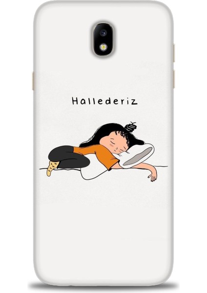 Samsung Galaxy J7 Pro Hd Baskılı Kılıf + Seramik Tam Kaplayan Ekran Koruyucu 164