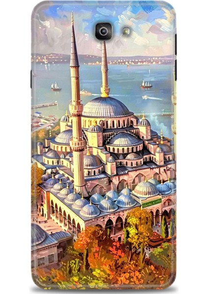 Samsung Galaxy J7 Prime Hd Baskılı Kılıf + Seramik Tam Kaplayan Ekran Koruyucu 226
