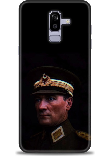 Samsung Galaxy J8 Hd Baskılı Kılıf + Seramik Tam Kaplayan Ekran Koruyucu 21