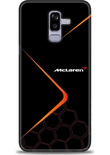 Samsung Galaxy J8 Hd Baskılı Kılıf + Seramik Tam Kaplayan Ekran Koruyucu 379