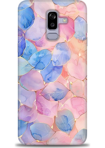 Samsung Galaxy J8 Hd Baskılı Kılıf + Seramik Tam Kaplayan Ekran Koruyucu 316