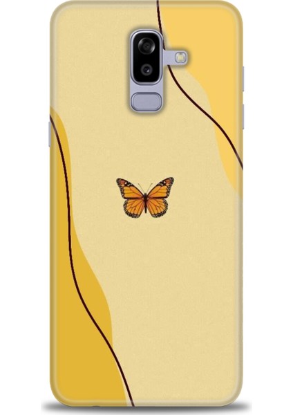 Samsung Galaxy J8 Hd Baskılı Kılıf + Seramik Tam Kaplayan Ekran Koruyucu 188
