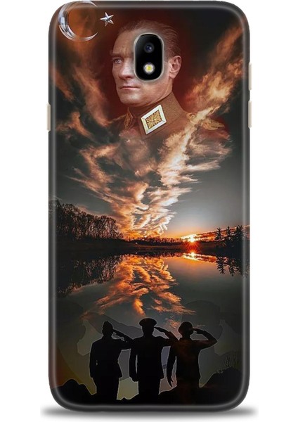 Samsung Galaxy J7 Pro Hd Baskılı Kılıf + Seramik Tam Kaplayan Ekran Koruyucu 26