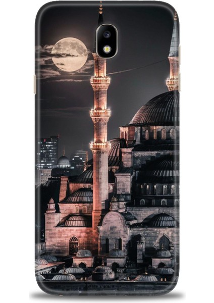 Samsung Galaxy J7 Pro Hd Baskılı Kılıf + Seramik Tam Kaplayan Ekran Koruyucu 230