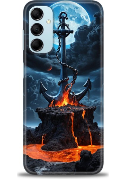 Samsung Galaxy M14 5g Hd Baskılı Kılıf + Seramik Tam Kaplayan Ekran Koruyucu 240
