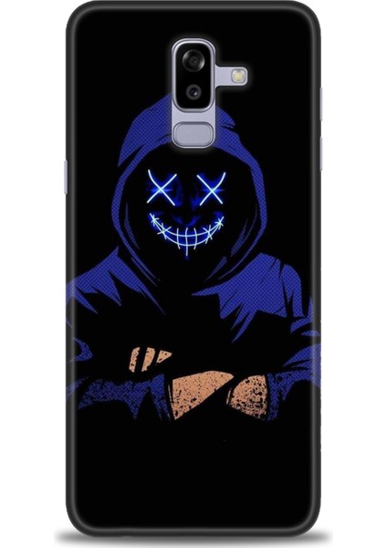 Samsung Galaxy J8 Hd Baskılı Kılıf + Seramik Tam Kaplayan Ekran Koruyucu 359