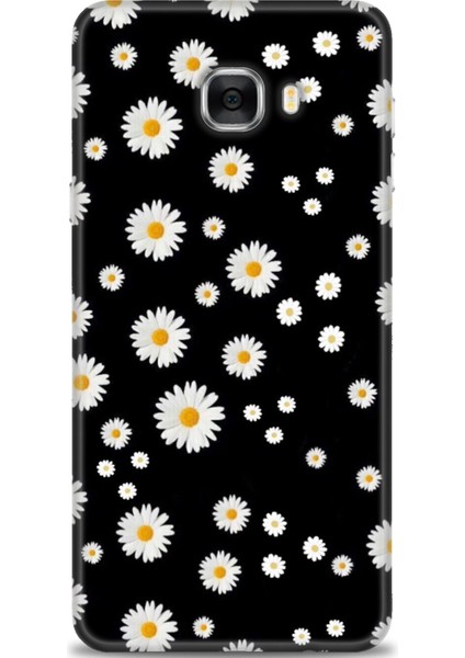 Samsung Galaxy C7 Hd Baskılı Kılıf + Seramik Tam Kaplayan Ekran Koruyucu 131