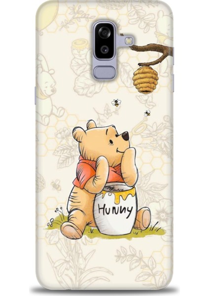 Samsung Galaxy J8 Hd Baskılı Kılıf + Seramik Tam Kaplayan Ekran Koruyucu 53