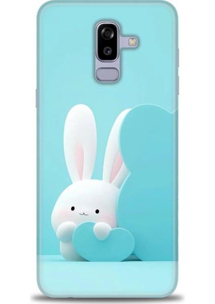 Samsung Galaxy J8 Hd Baskılı Kılıf + Seramik Tam Kaplayan Ekran Koruyucu 73