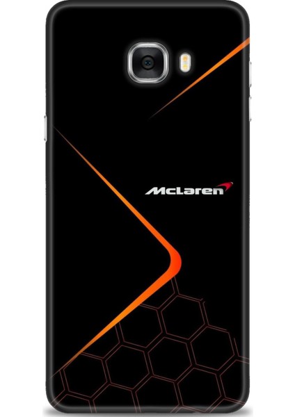 Samsung Galaxy C7 Hd Baskılı Kılıf + Seramik Tam Kaplayan Ekran Koruyucu 379