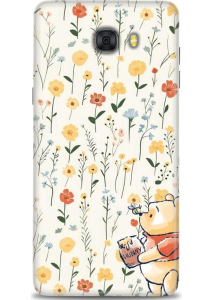 Samsung Galaxy C9 Pro Hd Baskılı Kılıf + Seramik Tam Kaplayan Ekran Koruyucu 56