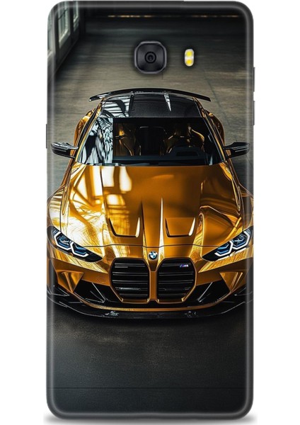 Samsung Galaxy C9 Pro Hd Baskılı Kılıf + Seramik Tam Kaplayan Ekran Koruyucu 489