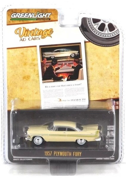 1/64 Vintage Ad Cars Series 10- 1957 Plymouth Fury