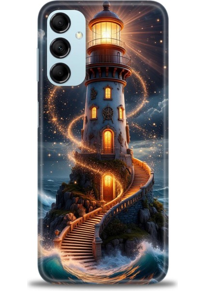 Samsung Galaxy M14 5g Hd Baskılı Kılıf + Seramik Tam Kaplayan Ekran Koruyucu 232