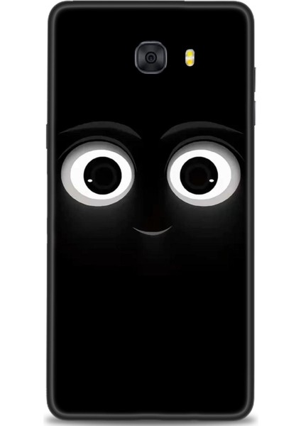Samsung Galaxy C9 Pro Hd Baskılı Kılıf + Seramik Tam Kaplayan Ekran Koruyucu 69