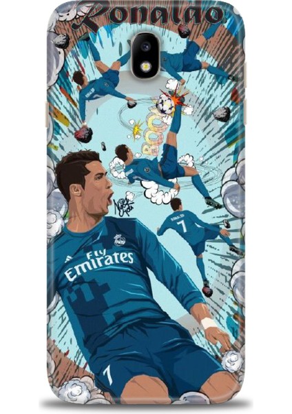 Samsung Galaxy J7 Pro Hd Baskılı Kılıf + Seramik Tam Kaplayan Ekran Koruyucu 1