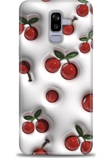 Samsung Galaxy J8 Hd Baskılı Kılıf + Seramik Tam Kaplayan Ekran Koruyucu 113