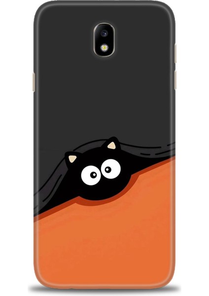 Samsung Galaxy J7 Pro Hd Baskılı Kılıf + Seramik Tam Kaplayan Ekran Koruyucu 80