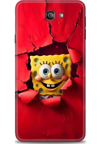 Samsung Galaxy J7 Prime Hd Baskılı Kılıf + Seramik Tam Kaplayan Ekran Koruyucu 458