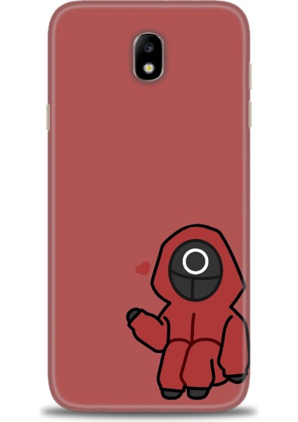 Samsung Galaxy J7 Pro Hd Baskılı Kılıf + Seramik Tam Kaplayan Ekran Koruyucu 288