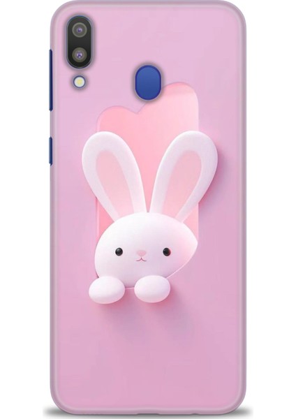 Samsung Galaxy M20 Hd Baskılı Kılıf + Seramik Tam Kaplayan Ekran Koruyucu 74